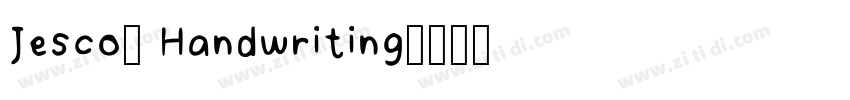 Jesco3 Handwriting字体转换